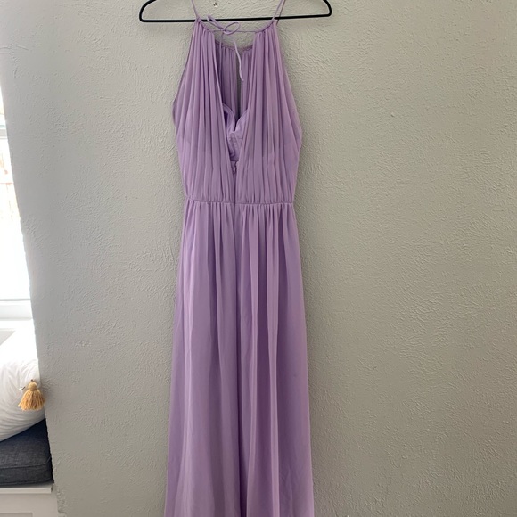 Wtoo 209 Lilac Bridesmaid Dress Size 6 - Picture 3 of 5
